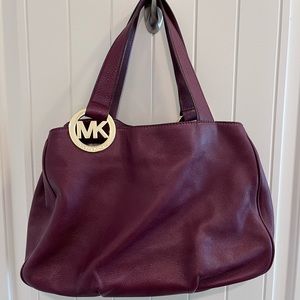 Michael Kors Merlot Leather purse